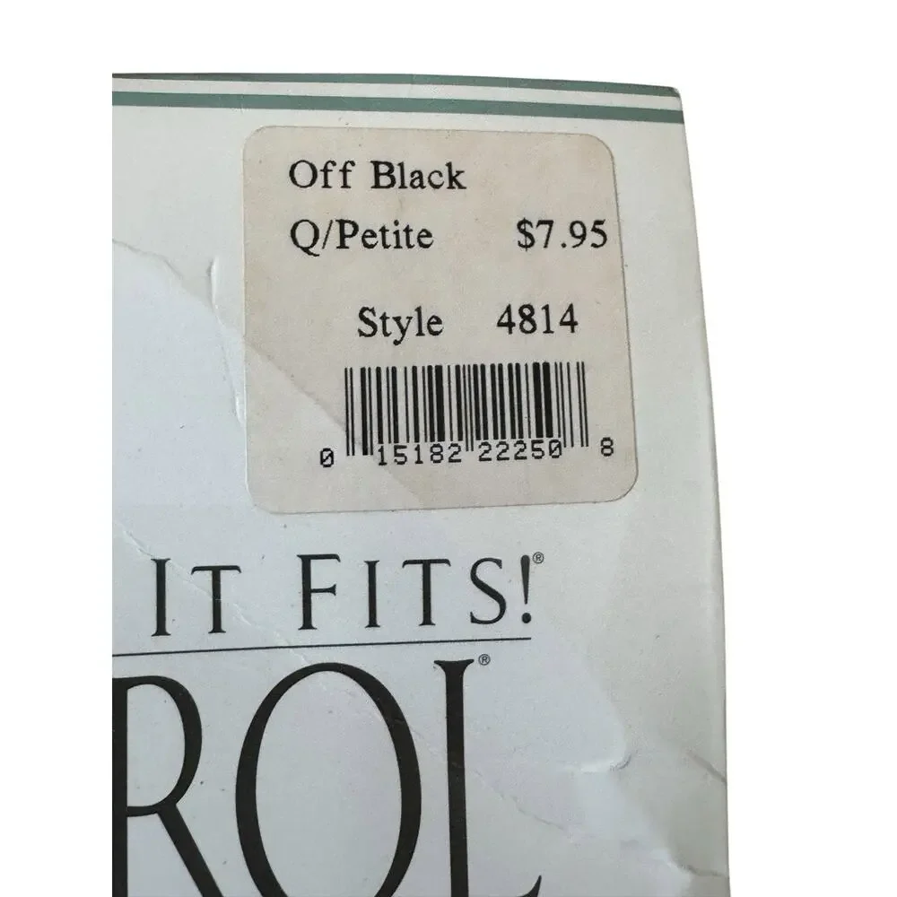 Berkshire Petite Queen Body‎ Shaper Tummy Hip Thigh Control Off Black Silky READ